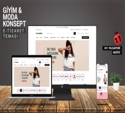 Giyim - Moda E-Ticaret Konsepti #