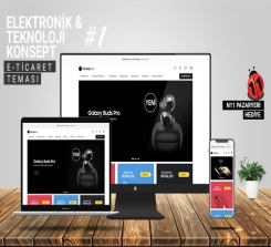 Teknoloji - Elektronik Satış E-Ticaret Konsept