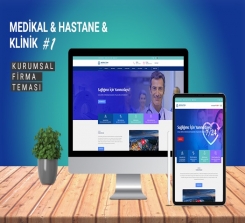Medikal - Klinik - Hastane Kurumsal Tema #1