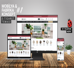 Mobilya Satış E-Ticaret Konsepti #2