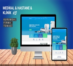 Medikal - Klinik - Hastane Kurumsal Tema #3