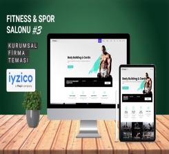 Fitness ve Spor Salonu Kurumsal Tema #3