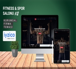 Fitness ve Spor Salonu Kurumsal Tema #2