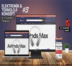 Teknoloji - Elektronik Satış E-Ticaret Konsepti #3