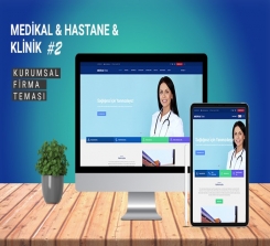 Medikal - Klinik - Hastane Kurumsal Tema #2