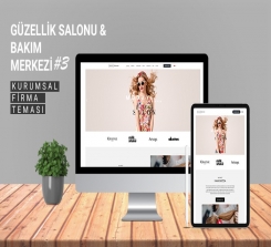 Güzellik ve Bakım Merkezi Teması #3