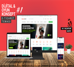 Dijital - Oyun E-Ticaret Konsepti