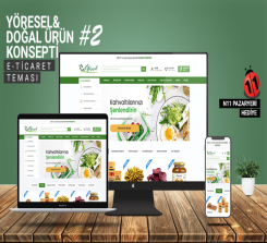 Yöresel - Doğal Ürün E-Ticaret Konsepti #2
